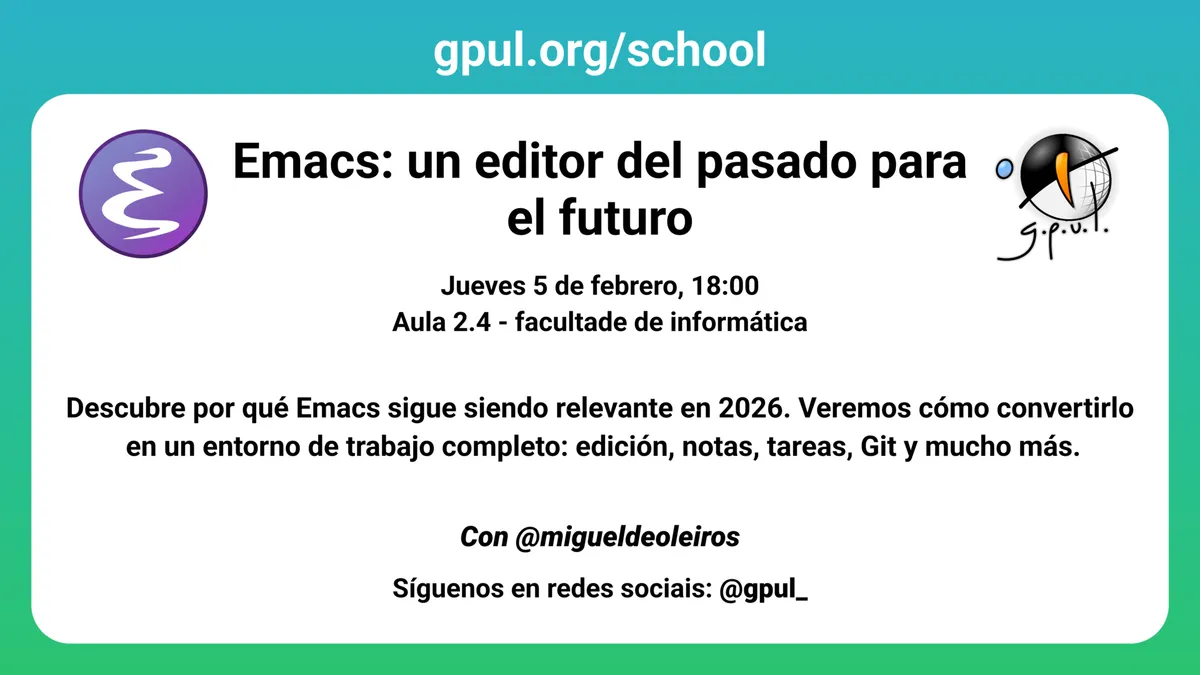 Póster do evento