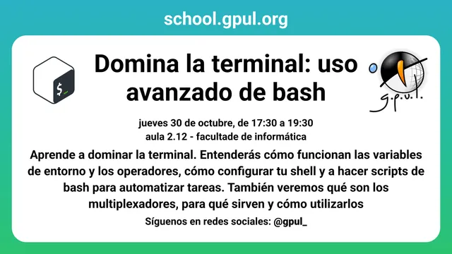 Domina la terminal: uso avanzado de bash