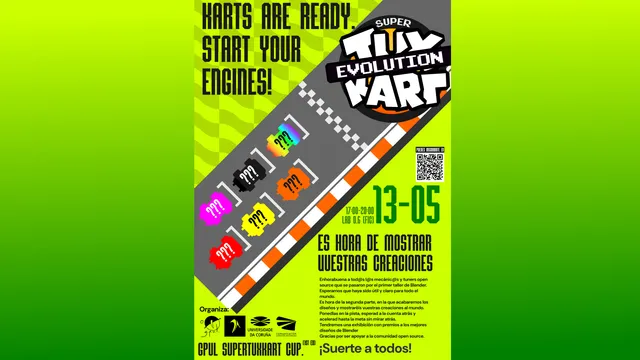Exposición y torneo de SuperTuxKart
