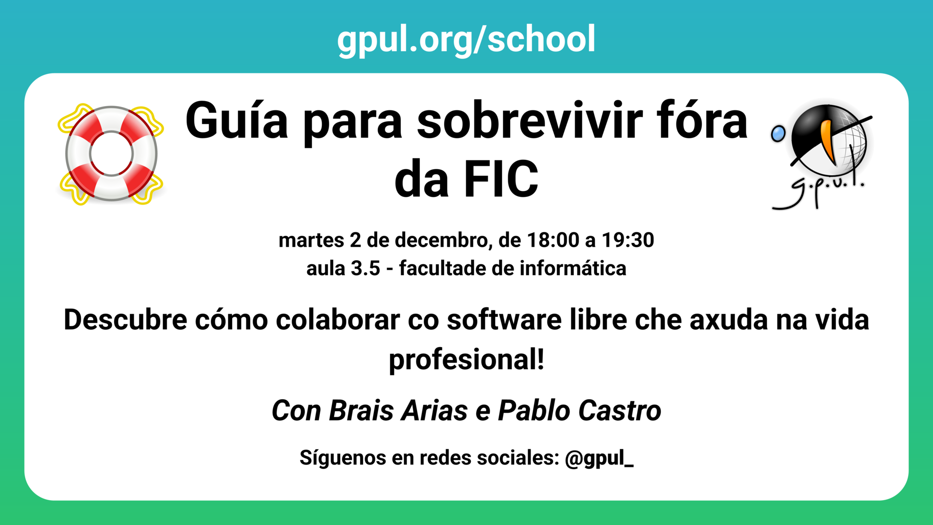 Guía para sobrevivir fóra da FIC