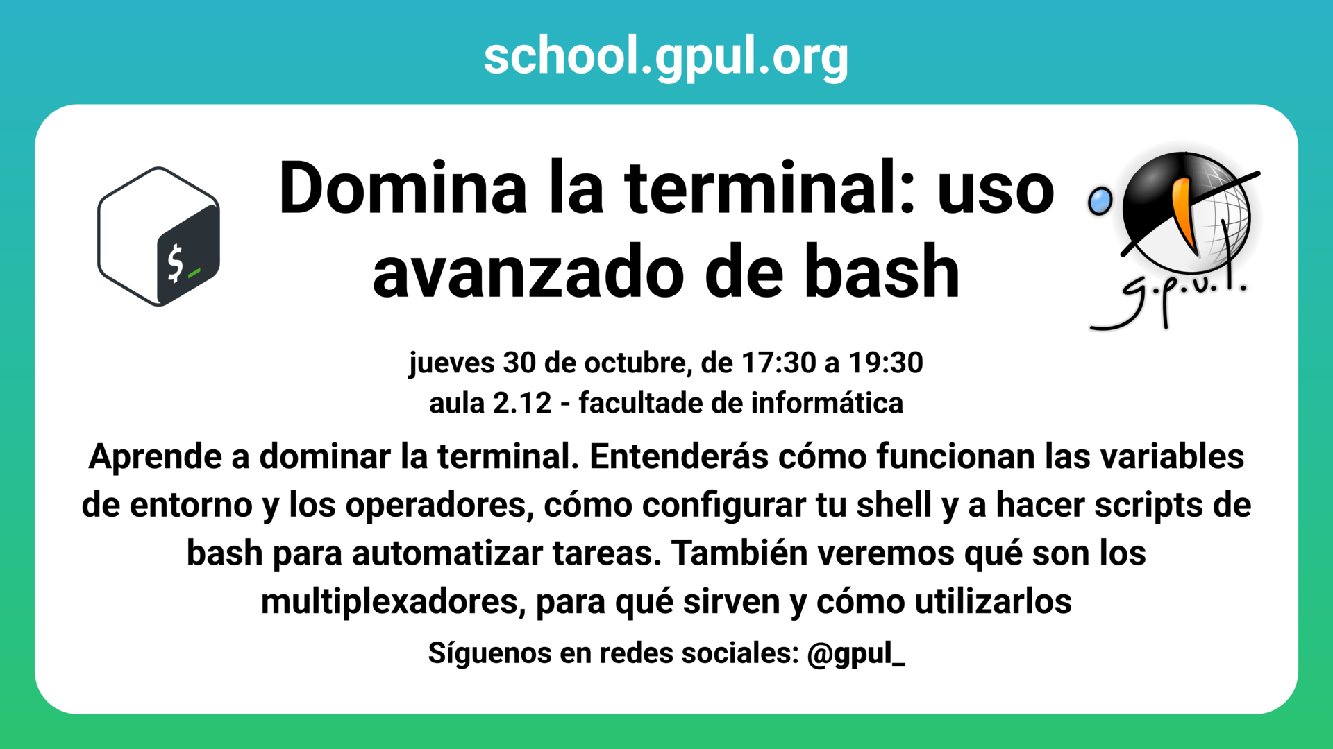 Domina la terminal: uso avanzado de bash